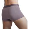 Black Label High Elasticity Anti-Chafing Boxer Briefs Men Underwear Seagull-Gray NB3680-PAF