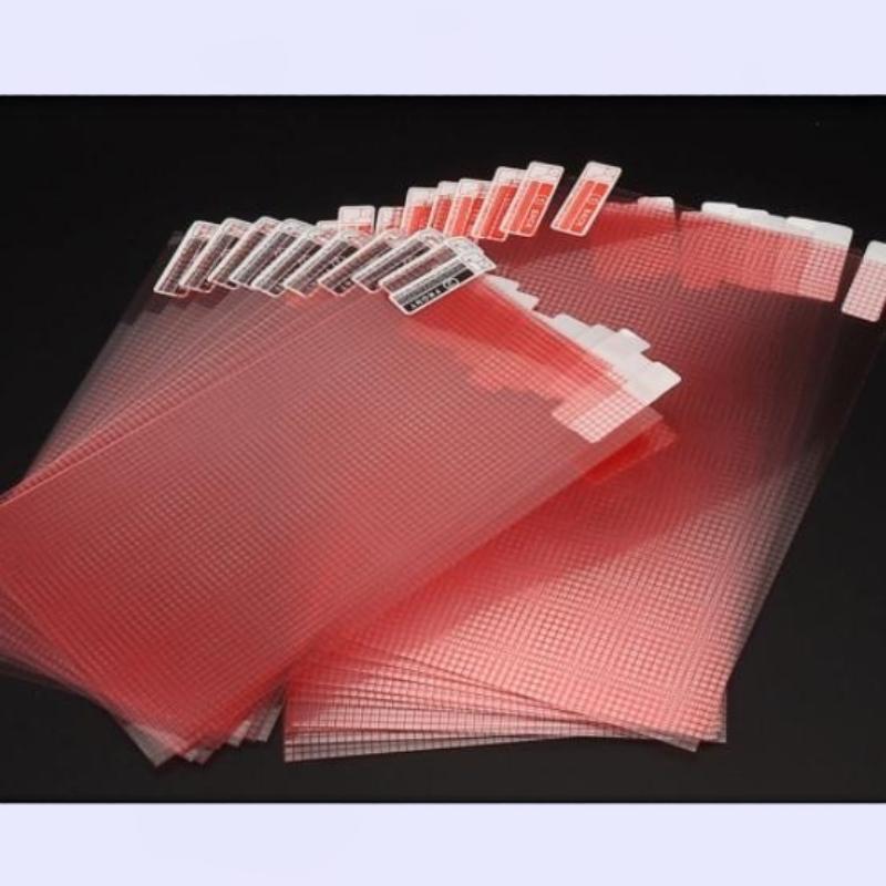 10Pcs Cuttable Screen Protector Film Grid Guide Anti Static Universal Clear Protective Sheet For Phone Gps Navigator Diy Cutting