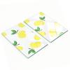 Durable and Stylish Glass Kitchen Boards with Lemon Fruit Pattern 2x30x52 Cm