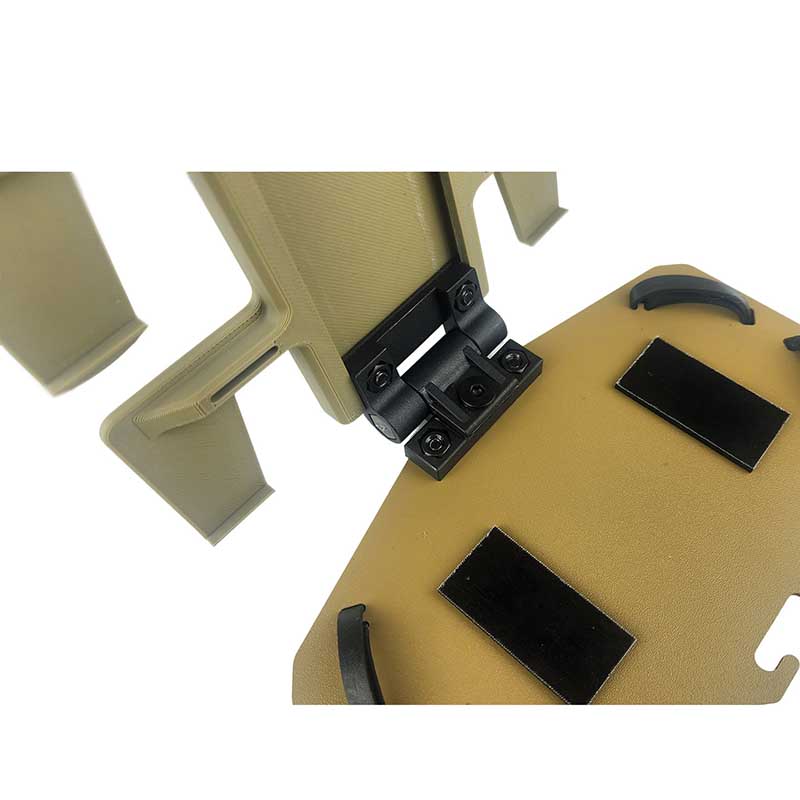 BEPAN Tactical Vest With Molle Mount Mobile Navigation Holder - Foldable Sliding Design Kydex Plate