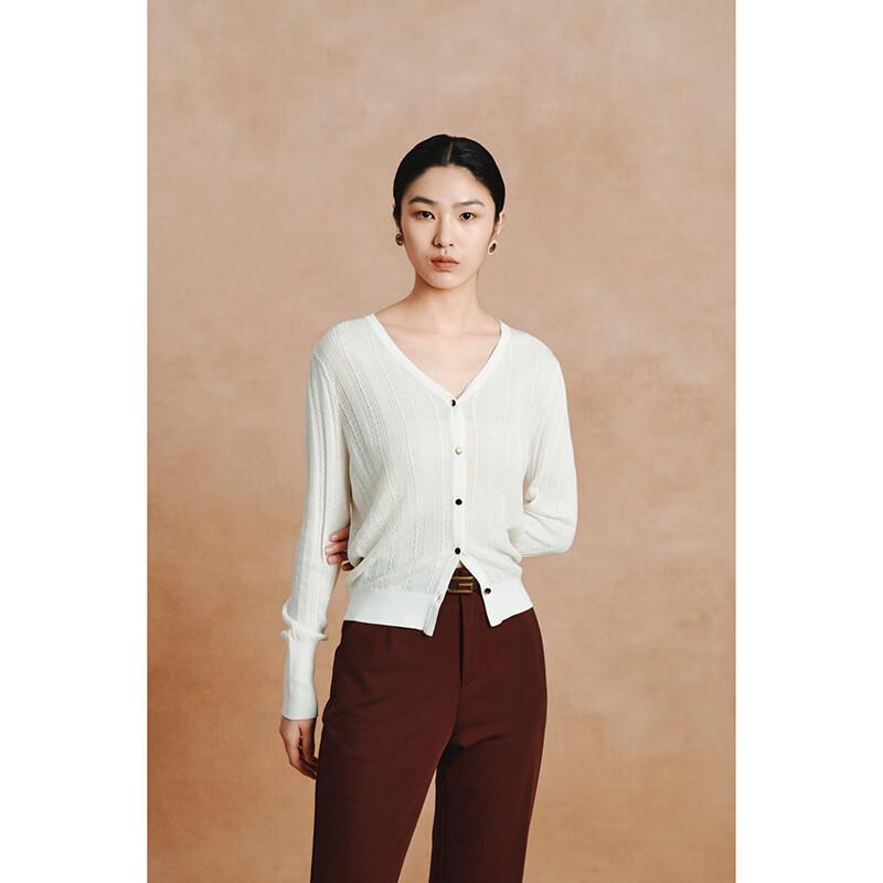 Ge Jin Women's V-Neck Long Sleeve Knit Sweater