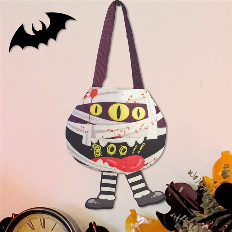 Good-Halloween Candy Bag Candy Bag Gift Bag Pumpkin Candy Gift Bag Handheld Candy Bag