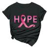 Women's Casual Halloween Breast Print T-Shirt Round Neck Pullover Short Sleeve Top