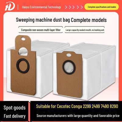 Kompatibler Staubbeutel für Cecotec Conga 2299, 2499, 7490, 8290 Staubsauger