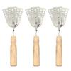 Hot Meat Patty Spatula Heat Resistant Meat Turner Stainless Steel Triple-Blade Spatula Versatile Barbecue Scraper