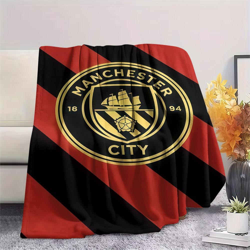 Helle MCFC Future Decke, Hohe Qualität, Bequem für Alle Jahreszeiten, Heimdekoration, Wärme und Komfort