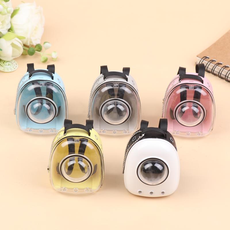 Mini-Puppe Rucksack Puppenhaus Haustier Katze Tasche Modell Puppenhaus Szenen Dekoration Mikro Landschaft Ornament Rollenspiel Spielzeug