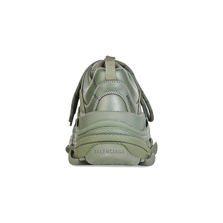 Balenciaga All Over Logo Triple S Green Black 536737W2FA13510