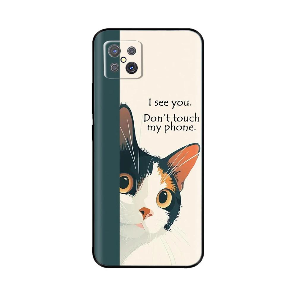 Etui na telefon Oppo Reno4 Z 5G Modne Kreskówkowe Płynny Silikon Miękkie Tylne Pokrowiec Na OPPO A92S Wysokiej Jakości Zderzak Etui Torba Coque