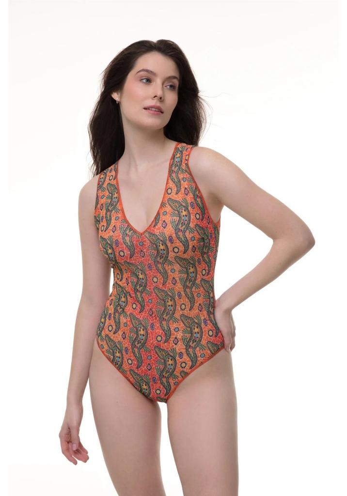 2025 Best-Selling Light-Permeable Quick-Drying Smart Swimsuit with Printed Design