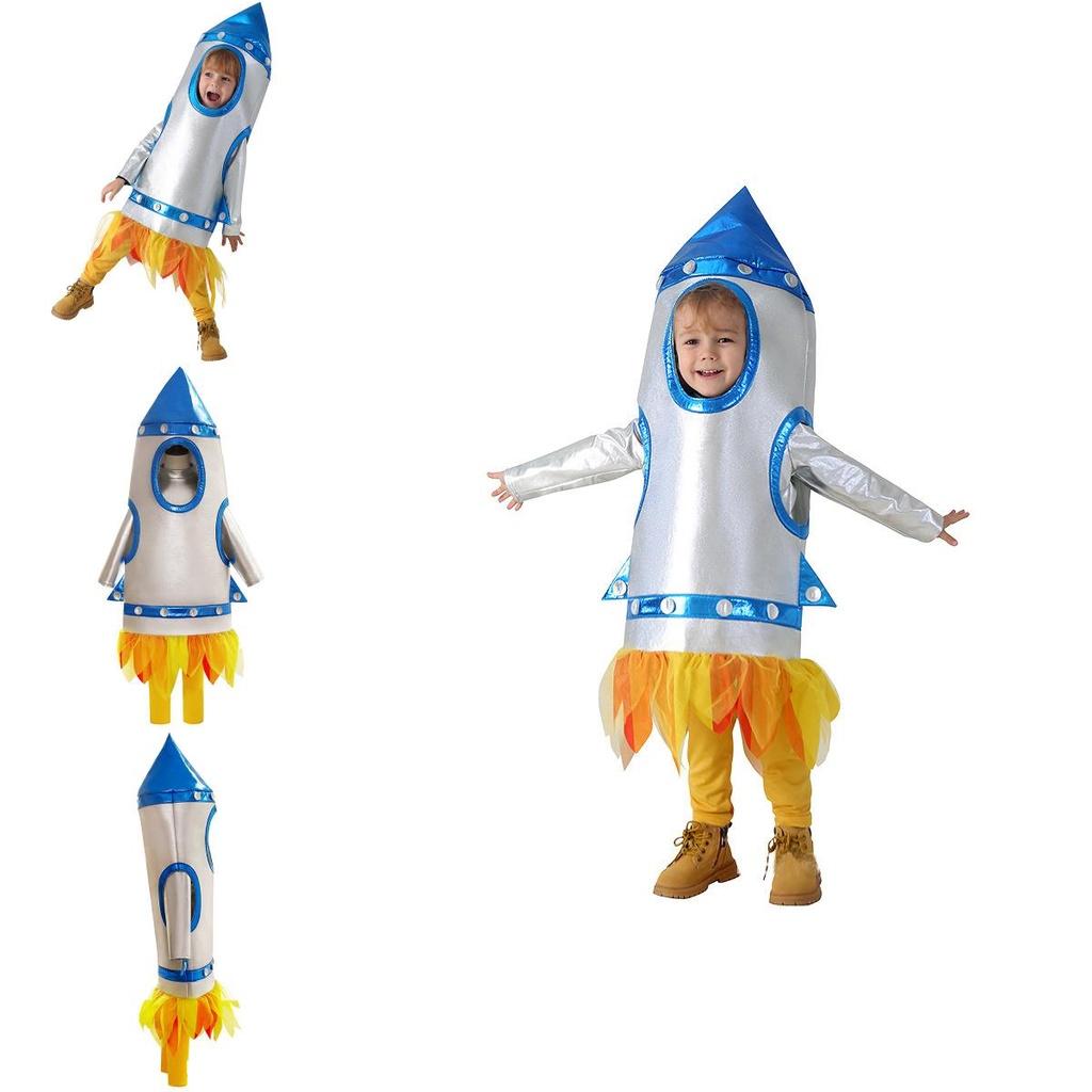 Pea Nut Apparel Dm0181 Kids' Rocket Cosplay Space Stage Costume Unisex Dancewear For Cosmic Performances