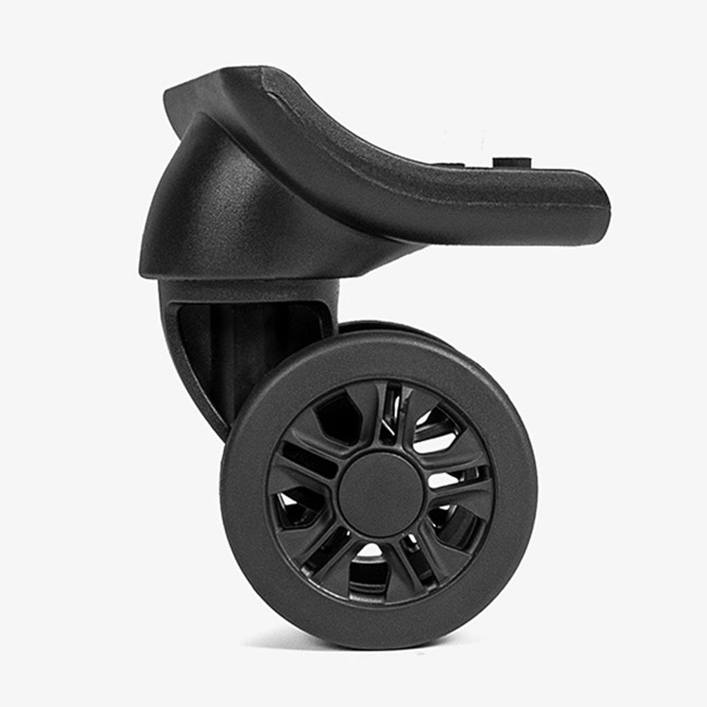 4 Pieces Practical Suitcase Wheels Replacement Parts for Effortless 360 Degree Rotation and Quiet Operation