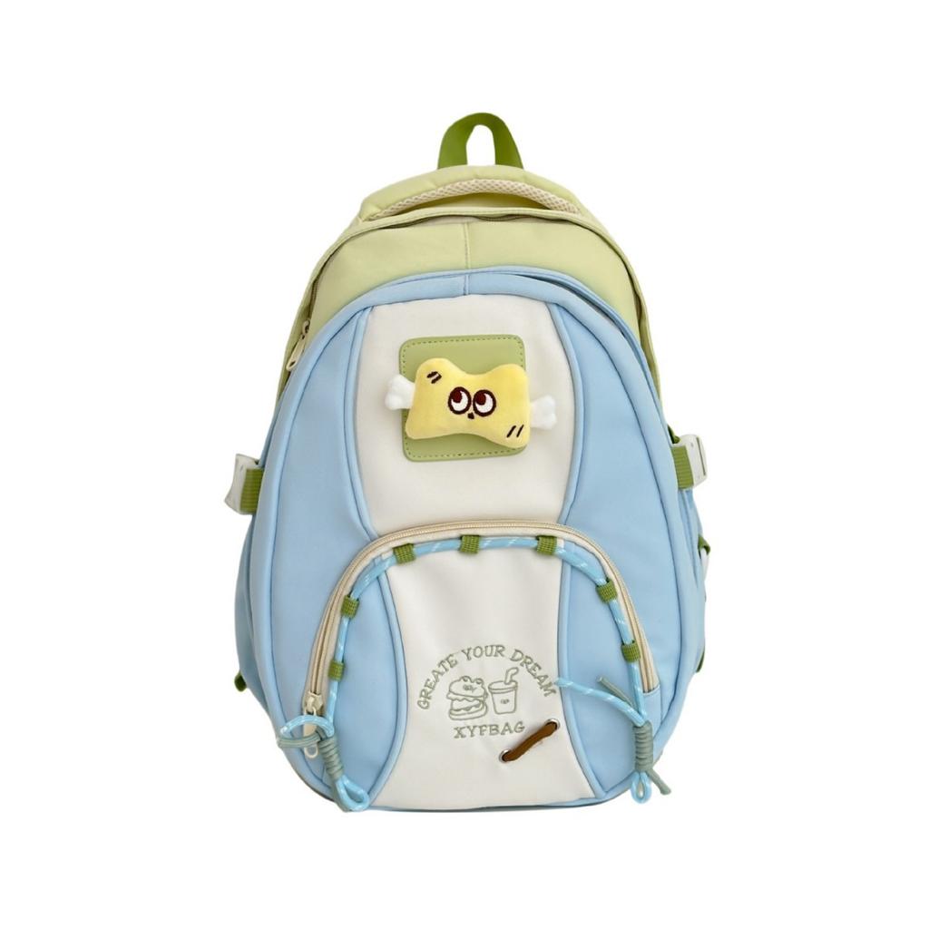 Summer New Fresh and Cute Middle School Student Outdoor Braided Cartoon High-Value Student Backpack