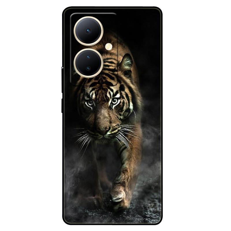 For Vivo V29 Lite 5G Case Global TPU Silicone Wolf Lions Phone Shell For VIVO V29 LITE 6.78 Funda On V29Lite Cat Animals Covers