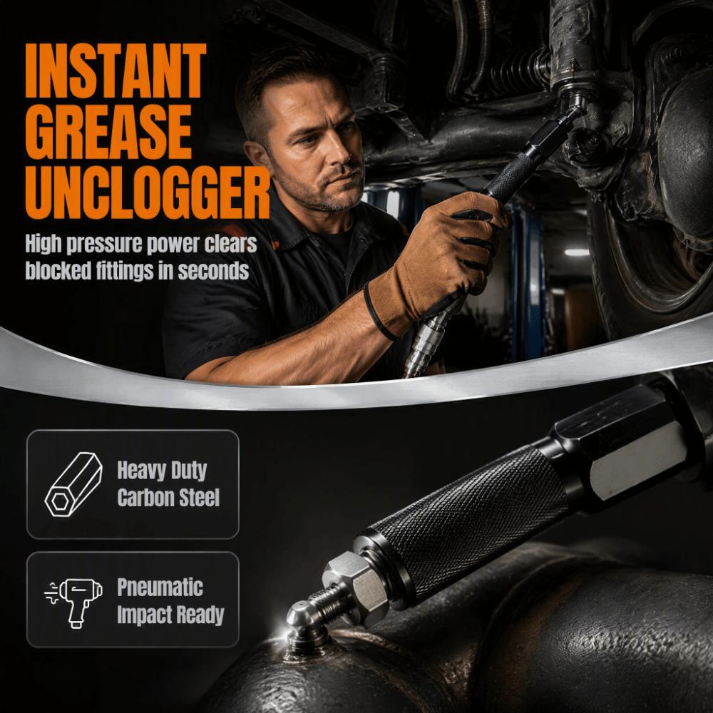 High-Pressure Grease Fitting Unclogging Tool Fitting Cleaner Vehicle Maintenance
