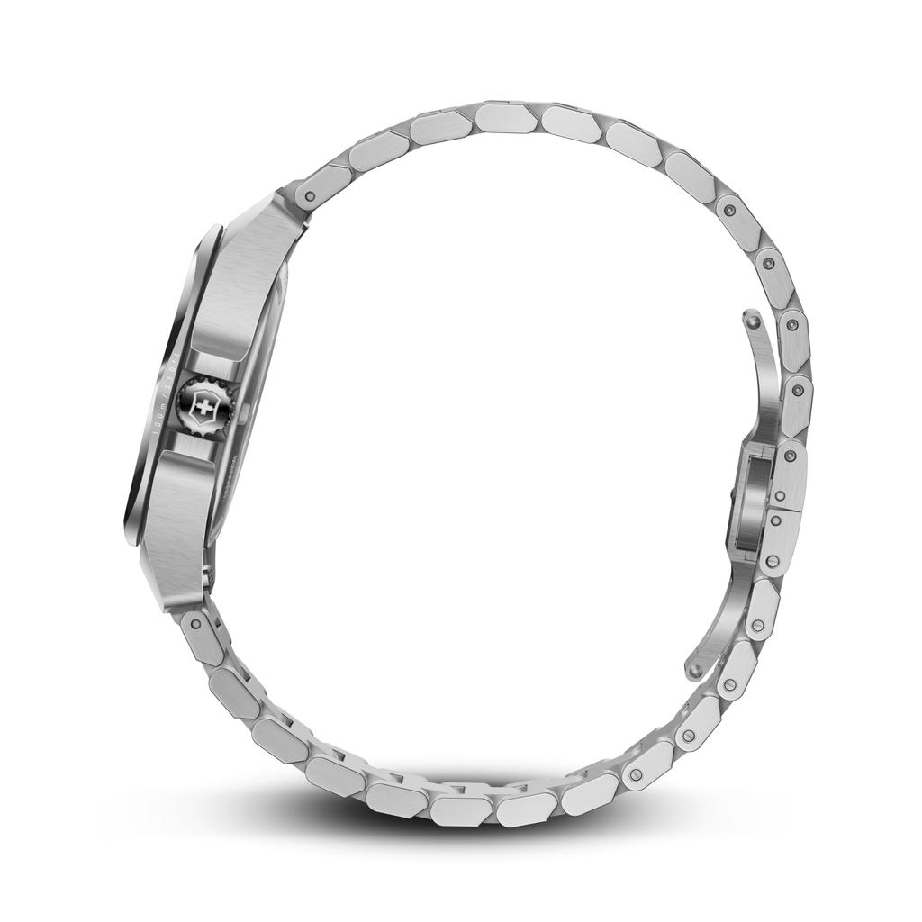 VICTORINOX Small Analog Blue Stainless Steel Stainless Steel Case Interchangeable Quartz Brand Blue 242038 I.N.O.X. Watch, Waterproof, Dial, Bracelet,