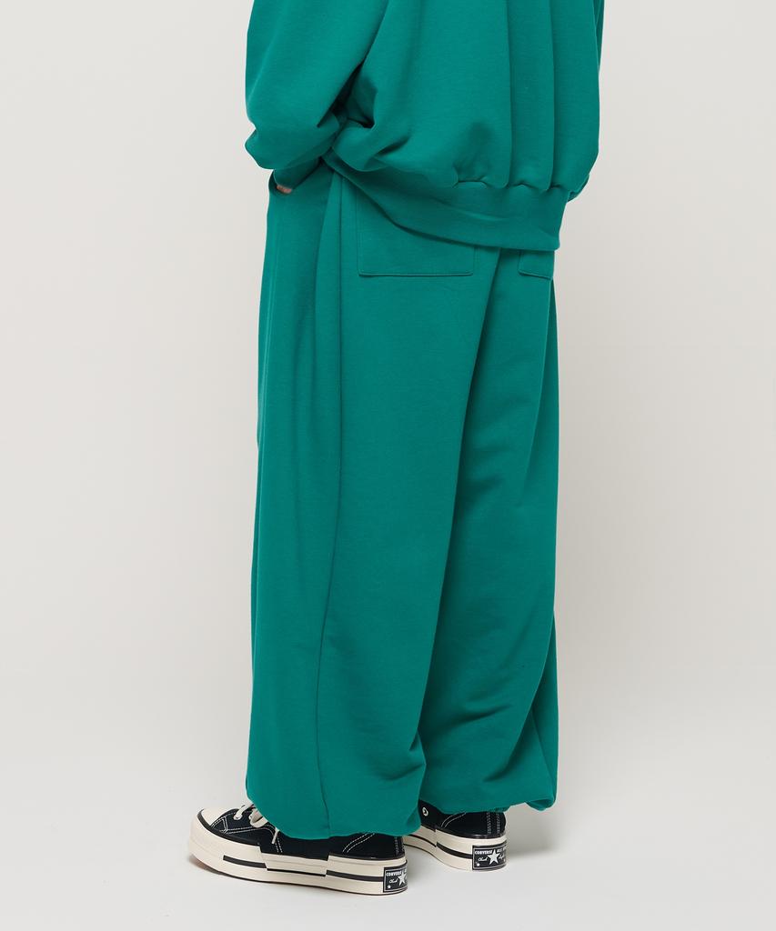 CARGOBROS Nick Comfy Wide Terry Jogger Pants (Green)