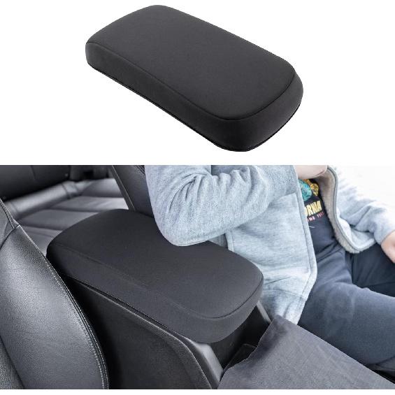 JDMCAR Center Console Cover Compatible with 2023 2024 2025 2026 Chevy Colorado/GMC Canyon Accessories Customized PU Leather Armrest Box Lid Protector