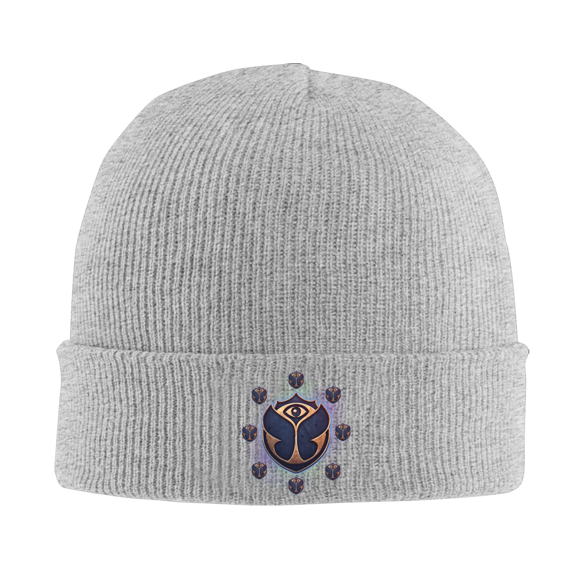 

Tomorrowland Skullies Beanies Caps Street Winter Warm Knitting Hat Adult Belgian Electronic Dance Music Festival Bonnet Hats One Size