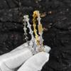 European and American plum Blossom Tennis Chain Hip-hop Bracelet Zircon Fashion Brand Spring Buckle Jewelry
