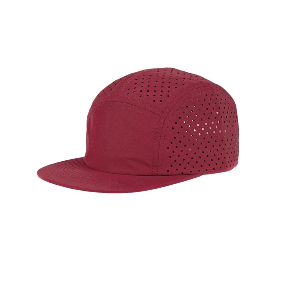 Soft Baseball Cap 5-panel Sport Cap Lightweight Running Cap Running темно-красного
