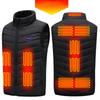 Winter Men's Brand USB Electric Heating Vest High Quality USB Fast Heating Warm Waiscoat 3 Levels Temperature Jackets Outdoor Warm Jacket