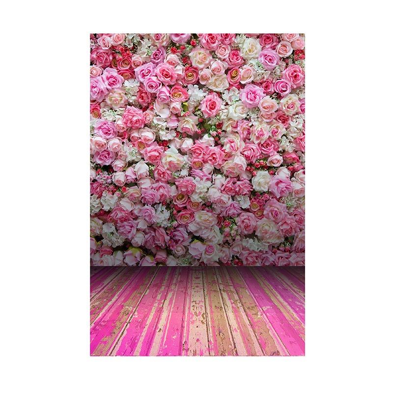 Fundal Floral pentru Fotografie Fundal cu Flori Baby Shower Ziua Mamei Ziua Îndrăgostiților Nuntă Decor Petrecere de Aniversare Banner Recuzită Studio