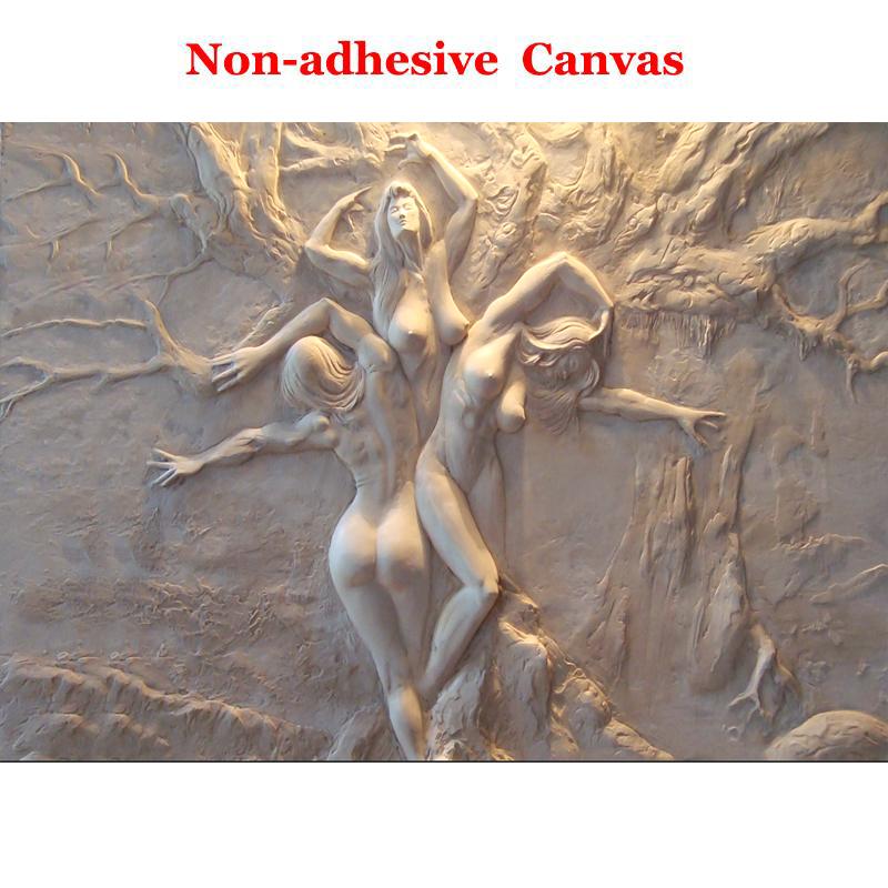 

Custom Wallpaper Personality European 3D Stereoscopic Embossed Abstract Beauty Body Art Background Wall Painting Living Room Bedroom Mural 300cm (W) x 200cm (H)