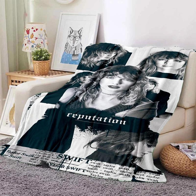 3D S-Swift Fashion Blanket,Soft Throw Blanket for Home Bedroom Bed Sofa Picnic Travel Cover Blanket Kids Gift