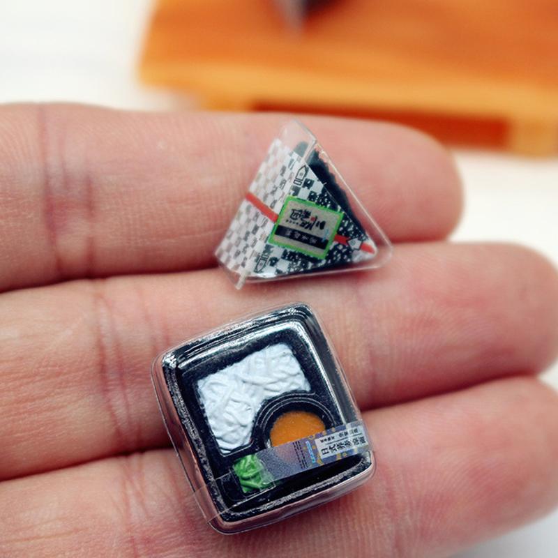 Trendy Doll House Mini Japanese Sushi Bento Bento Box Simulation Food And Play Accessories