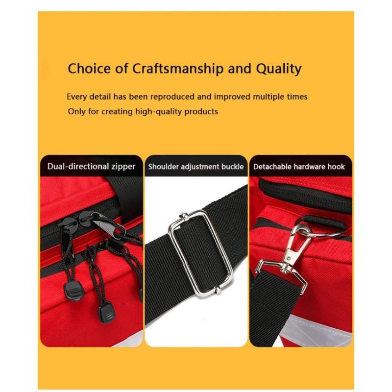 Outdoor Emergency First Aid Kit Medical Bag Rescue Large Capacity Case Waterproof Reflective Oxford Multi-pocket Travel Backpack