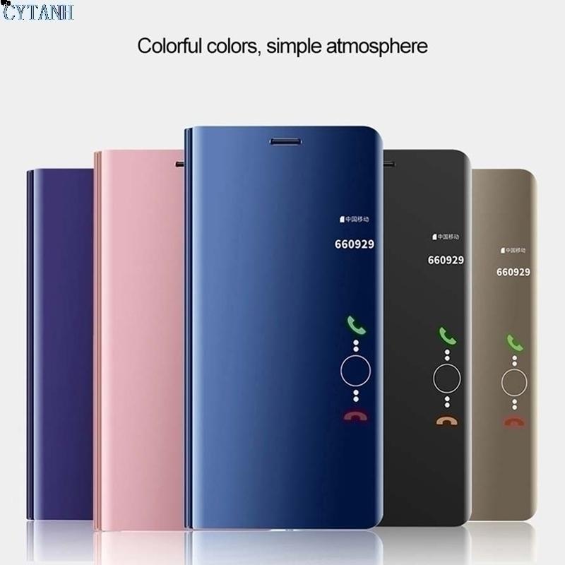 View Smart Mirror Magnetic Case For Apple iPhone 15 14 13 12 11 XS Pro Max Mini X XR 6 6s 7 8 Plus Luxury phone Flip Stand Cover