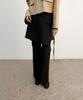 Deolum Wrap Mini Skirt_Black
