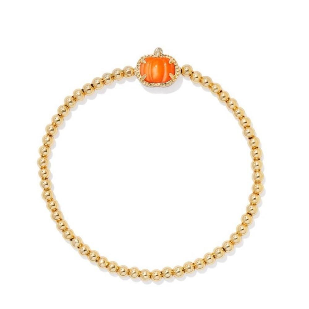 

Серьги в виде черепа, регулируемые, Хэллоуинские украшения, милый браслет с тыквой, фестиваль призраков Golden Pumpkin Bracelet