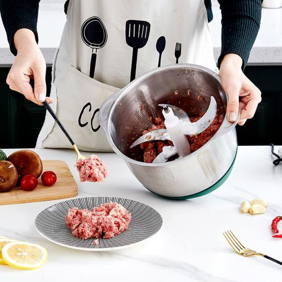 5L Electric Meat Grinder Meat Mincer with Sharp Blades 5 Speeds Low Noise Vegetable Meat Chopper Multifunctional Food Processor