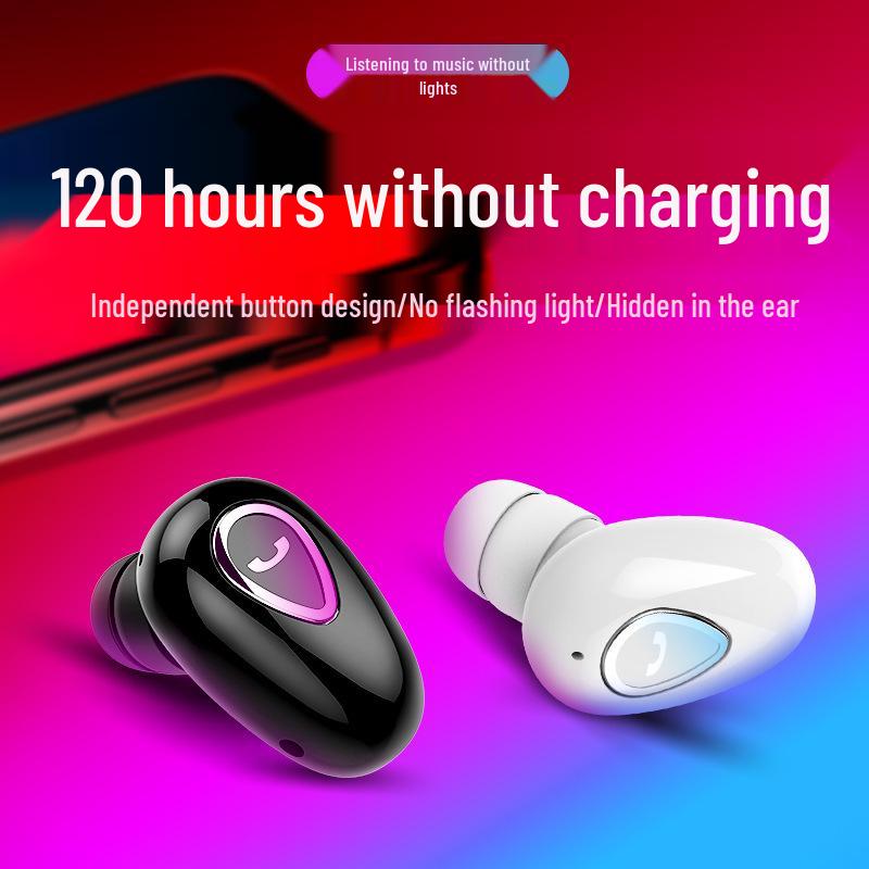 YX06 Wireless Bluetooth Earbuds with Charging Case - Mini In-Ear Sport Stereo