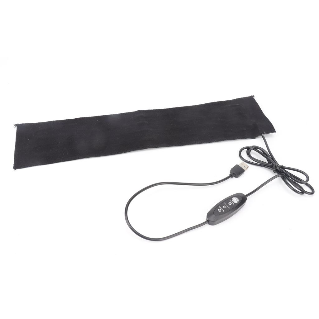 USB Heizkissen Faltbare Kohlefaser 3 Stufen Temperatureinstellung Heizfolie für Schulter DC 5V