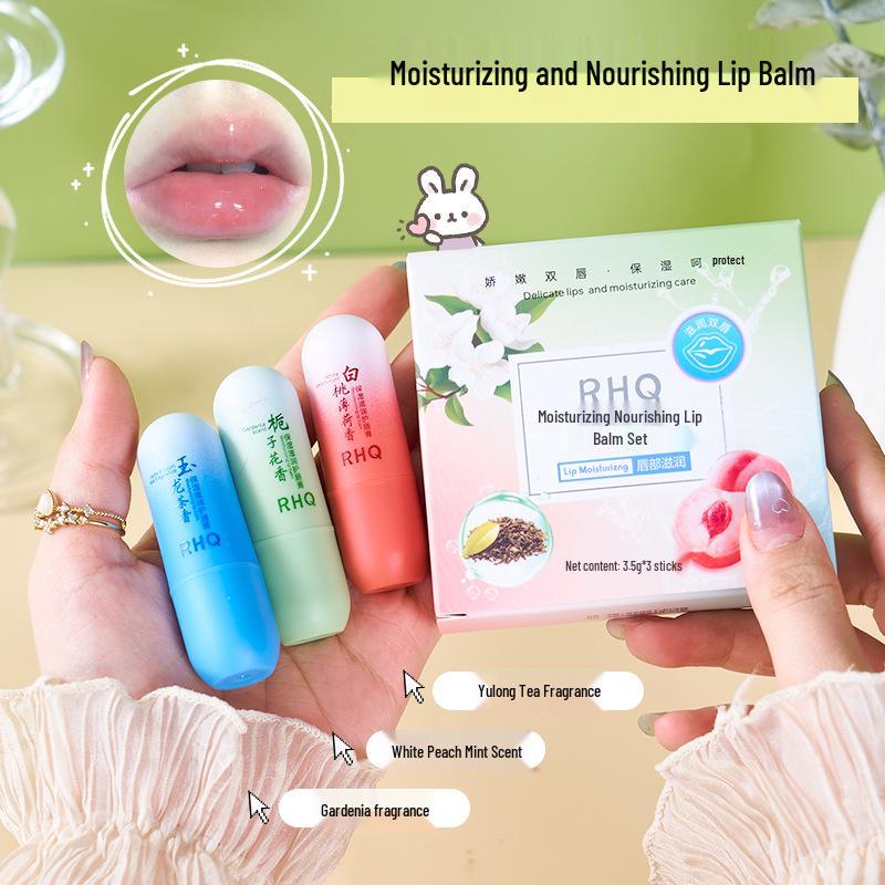 RHQ Gardenia Flavor Moisturizing & Exfoliating Lipstick - Hydrates, Prevents Cracking, and Locks in Moisture.