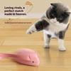 Interactive Plush Mouse Cat Toy With Night Fluorescence Simulation Mouse Cat Self Entertainment Indoor Pet Toy