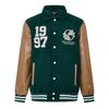 NYC Mens Snap-Front Varsity Jacket