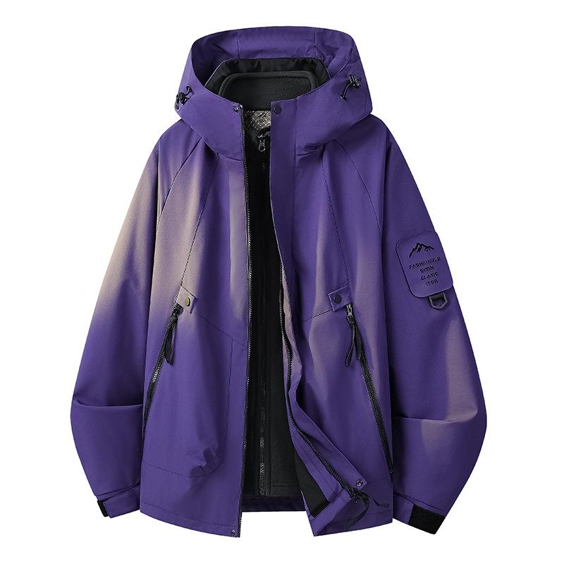 2518 Dreifach-Graphen-Futter Partnerjacke für Damen und Herren Winddicht Wasserdicht Outdoor-Sport Bergsteigeranzug Gruppenkauf
