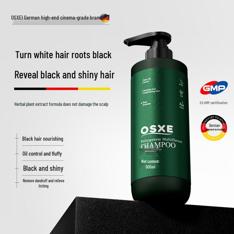 OSXE Fo-ti Herbal Hair Darkening & Nourishing Shampoo