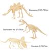 DIY Dinosaur Fossil Excavation Toy: Tyrannosaurus & Triceratops Skeleton Models for Kids