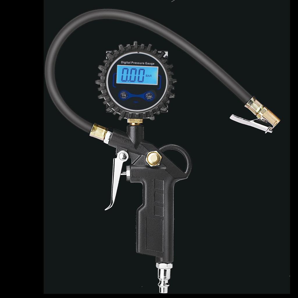 LED LCD Digital Tire Pressure Gauge and Inflator with Night Light