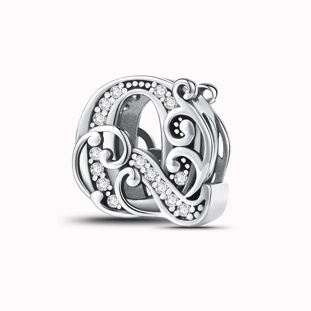Kupfer Englische Buchstaben Anhänger Perlen Passen Original Pan DIY Armbänder Machen Geschenk Von Hoher Qualität Feiner Schmuck