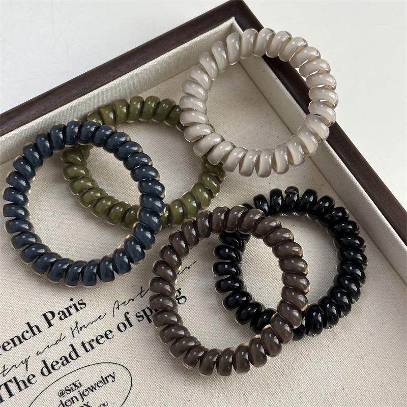 Korean Bright Color Elastic Hair Tie and Rope Bundle