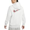 Nike CNY Serie Anno del Coniglio Abbigliamento Sportivo Stampa Logo con Lettere Felpa con Cappuccio in Maglia Foderata in Pile Uomo Top Bianco Summit FD4058-121