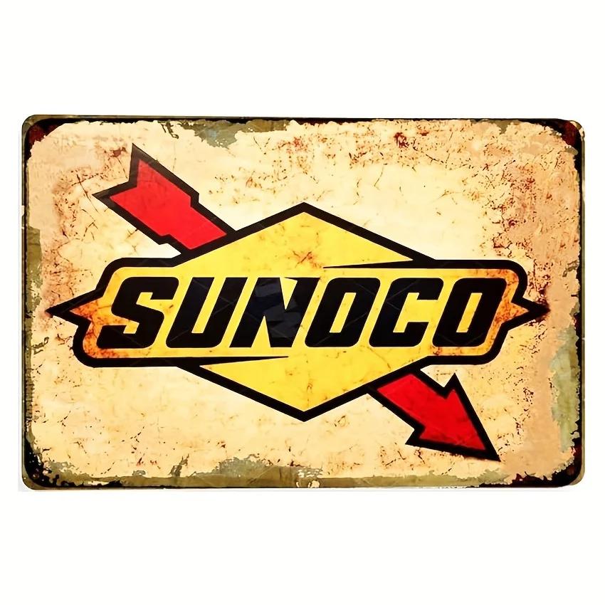 

Vintage Texaco Motor Oil Gas Metal Tinplate Sign Retro Decor Wall Plaque Garage Car Club Repair Shop Tin Sign Art Decoration 20x30cm（7.8x11.8inch）