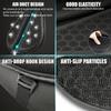 3D Honeycomb Gel Motorcycle Seat Cushion - Breathable Air Mesh Cover, Anti-Slip & Shock-Absorbent Pad for Harley/Honda/Yamaha
