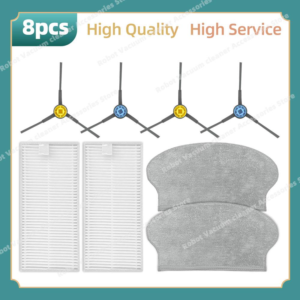 Kompatybilne dla Midea M6 / Eureka NER600 Części Główne Szczotki Boczne Filtr Hepa Ściereczka do Mopa Akcesoria Zamienne